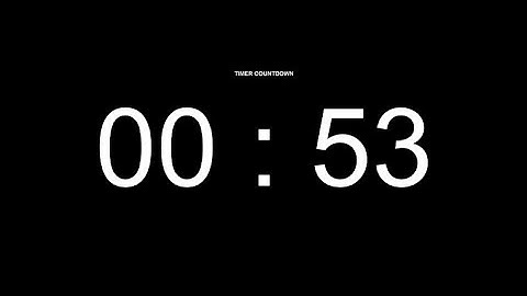 53 Seconds Countdown Timer
