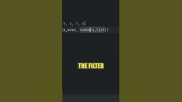 How to use the filter function in Python #coding #shorts #pythonprogramming #python
