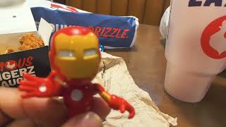 Watch Prince Nagol Play with Iron Man at Zaxby's