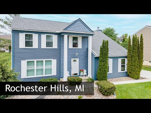 1976 Fairfield Dr, Rochester Hills, MI home video tour