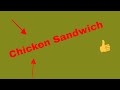 Kermit's chicken sandwich