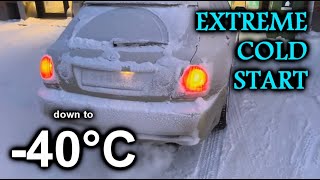 : EXTREME COLD STARTS Compilation! Odpalanie na mrozie.     -40*C. S4E44.