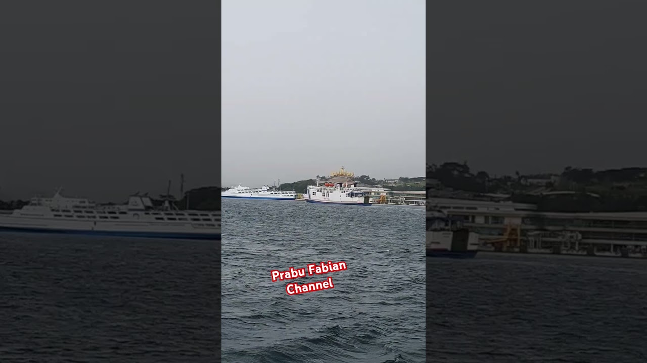 Di Laut Biru...Pelabuhan Merak..Naik Bus Miyor
