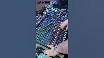 #audiomixer  New design MG16XU audio mixer with 99DSP and big display  - LAIKESI FACTORY