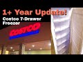 Costco Freezer One Year Later! 7-Drawer Hamilton Beach Update on Upright Model