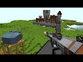 Modern Weapons Siege on Pillager Castle [Minecraft Warfare]