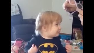 Toddler's incredible reaction after seeing parents for first time