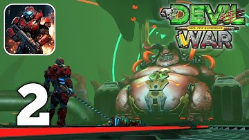 Devil War: Doom Shooting - Region 1 Boss Gameplay Walkthrough Part 2  (Android iOS)