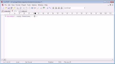 jQuery Tutorial - 7 - Ready