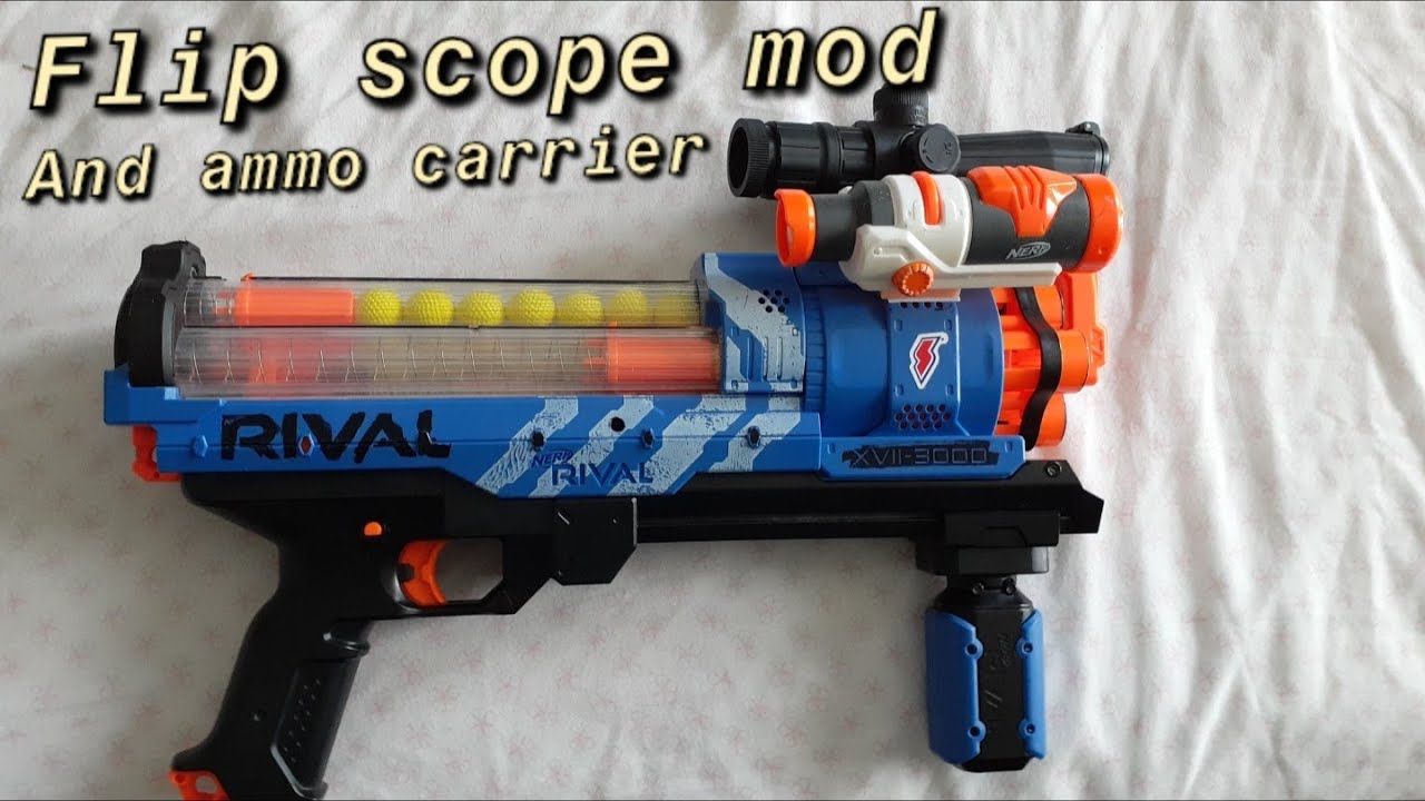 Sniper scope on nerf gun - YouTube