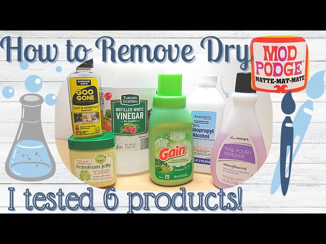 DIY Sticker Remover: 10+ Non-Toxic Methods - Mod Podge Rocks