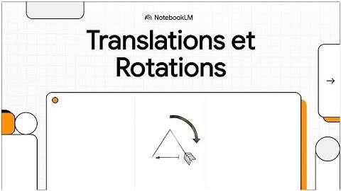 Cours de 4ème : Translations et Rotations