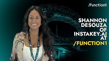 Shannon DeSouza: CEO of InstaKey | Function1: AI Conference and Exhibition