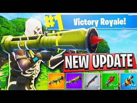 Fortnite “Guided Missile Launcher” GAMEPLAY + NEW “Blue Pump” Shotgun in Fortnite Battle Royale!