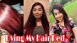 Colour your hair at home| Garnier colour naturals| Intense Red| Aditi Deb|