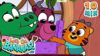 The Spoonasaurus | Cartoons for Kids | Let's Go Bananas | Scholastic After School