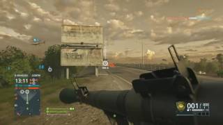 Battlefield hardline epic 7 kill feed with one RPG