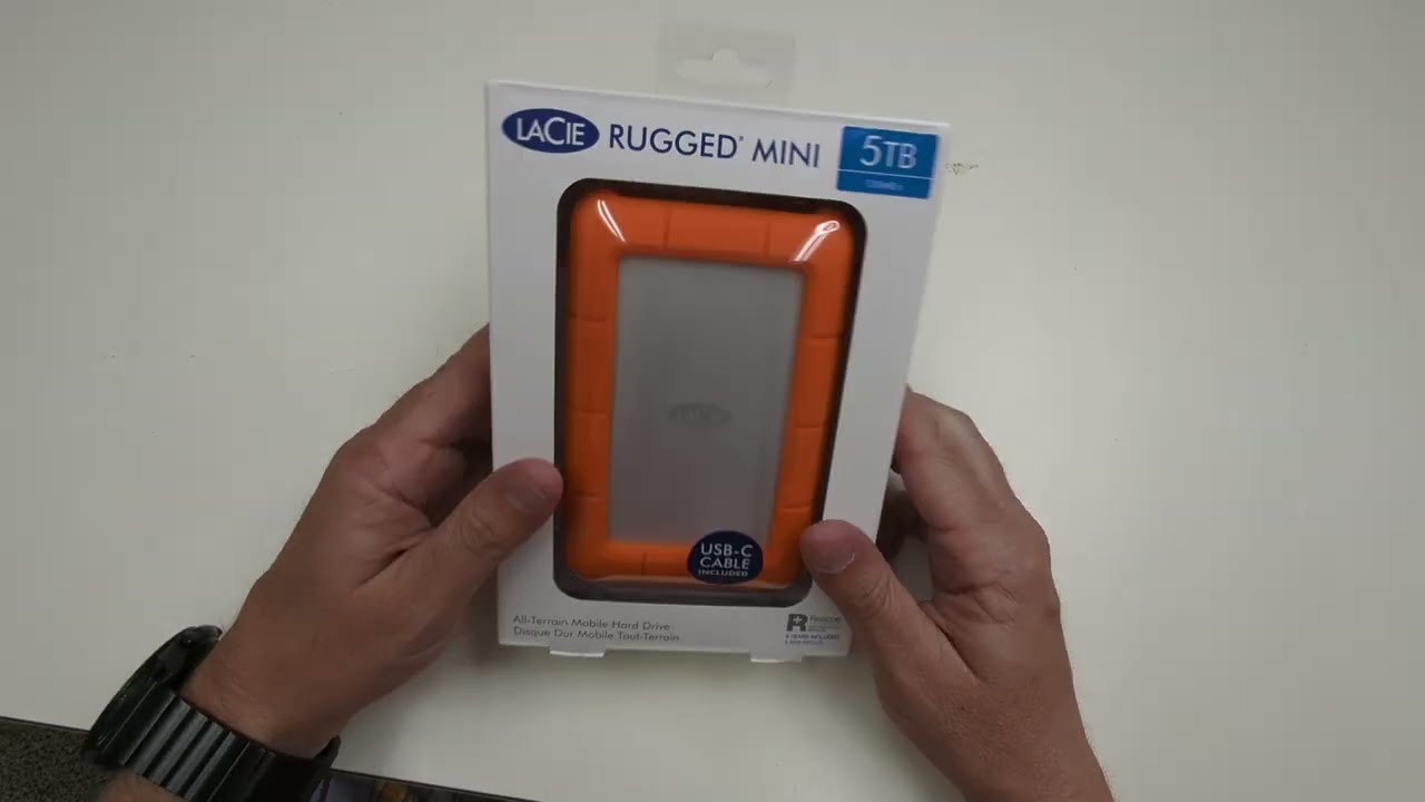 【ほぼ未使用】LaCie Rugged Mini HDD 5TB USB3.0 LaCie Rugged Mini 5TB USB 3.0 Portable External Hard Drive - YouTube