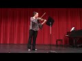 Natalie Bateman BYU Violin Audition: Bach Fuga in g minor