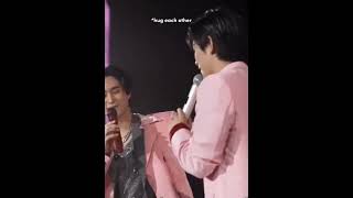 The hug just to pat the but HAHAHAHA #gmmtvofficial #gmmtv #geminifourth #geminifourthconcert