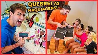 QUEBREI AS MAQUIAGENS DAS MENINAS DA CASA E DEI NOVAS PARA ELAS!! [ REZENDE EVIL ]