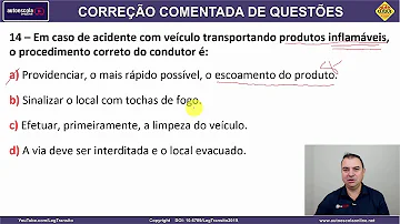 O que deve ser feito em um acidente de trânsito que envolva caminhão de transporte de produtos perigosos como o combustível?