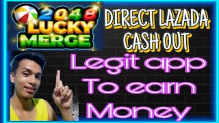 2048 LUCKY MERGE REVIEW | Cash out to Lazada wallet screenshot 5