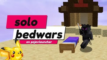 Solo bedwars in pika network on pojav launcher (chill lofi)