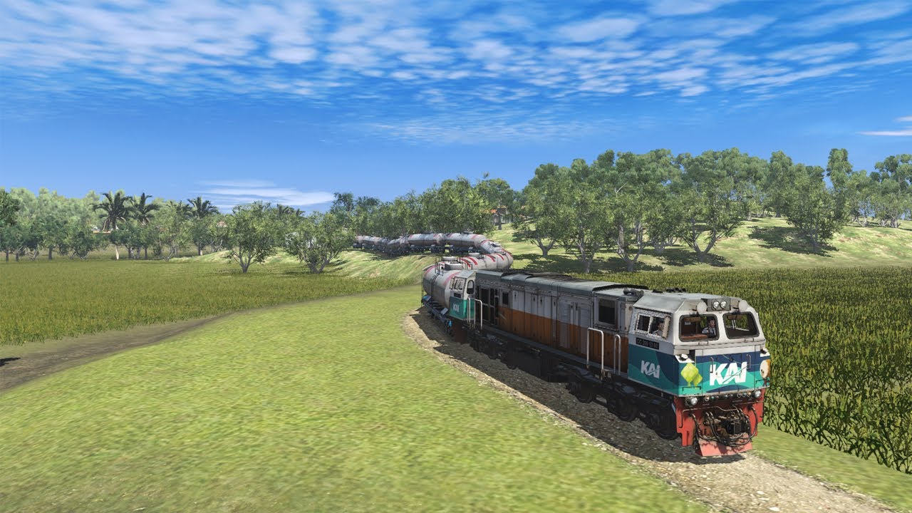 Kereta Api Oleng Ugal Ugalan | Ugal Ugalan swerving train - YouTube