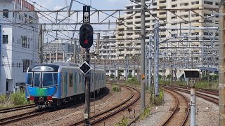 【見事に被る】JR貨物 EF65 2067号機+西武40000系40162編成 9860レ 小手指行 大船駅通過！[2023.07.22(土)]