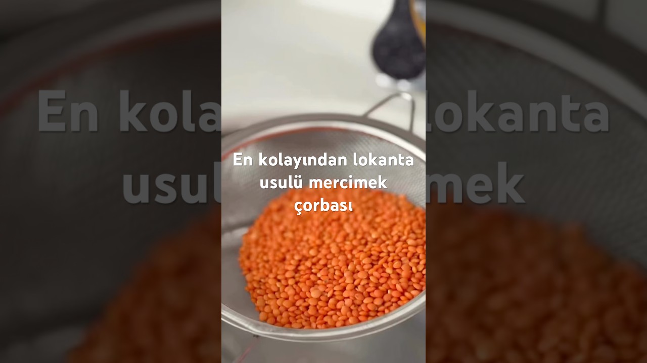 Mercimekçorbası#mercimekçorbasıtarifi#yemek#yemektarifleri#anne#pratiktarifler#pratikyemektarifleri