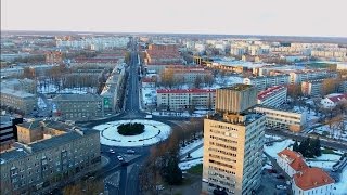 Зимняя Нарва С Высоты Птичьего Полета Talvine Narva Linnulennult Droon Dji