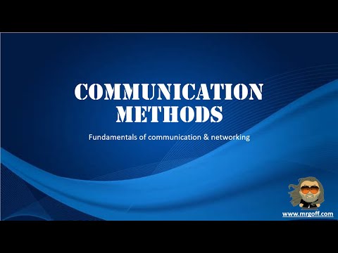 A level Computer Science: Communication methods