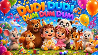 Dudi Dudi Dum Dum 🎶🌈 | Fun Kids Rhymes | Dance &amp; Learn Together