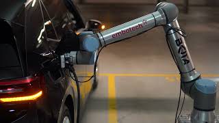 Electric Vehicle charging with an autonomous robot powered by force sensing | Bota Systems