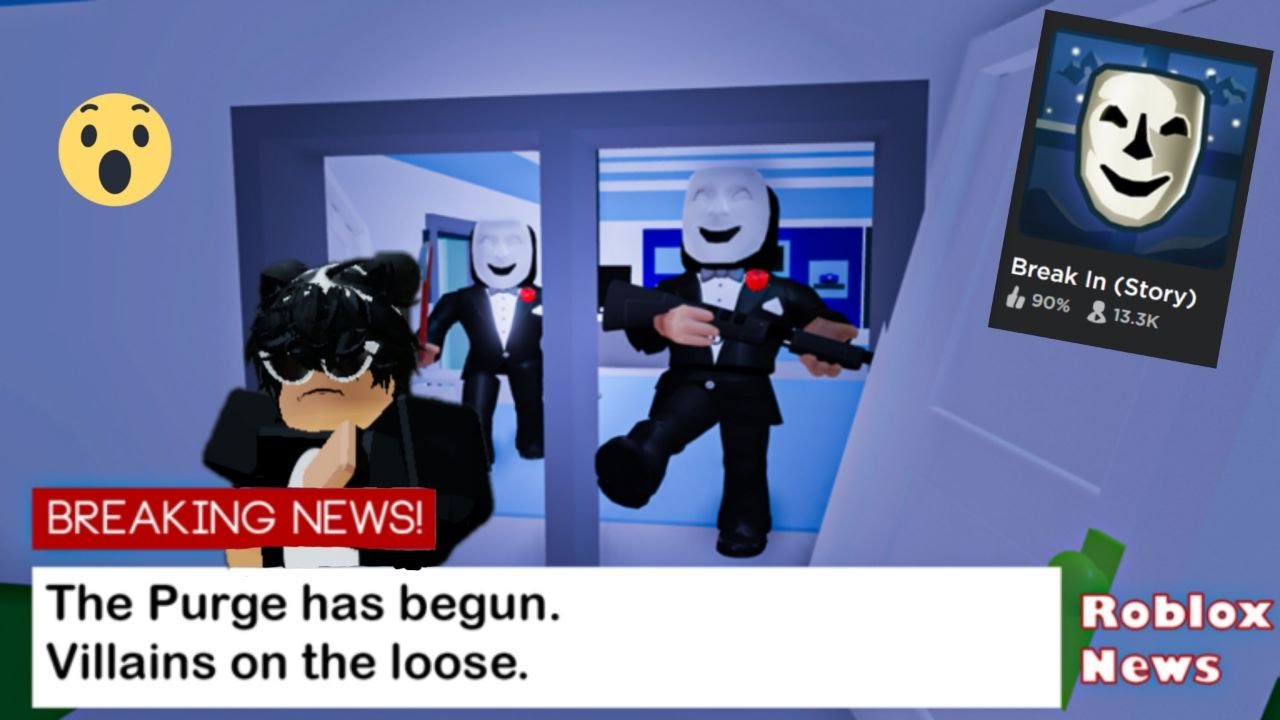 ពួកHacker បានចូលមកផ្ទះខ្ញុំ | Roblox Break in Story |