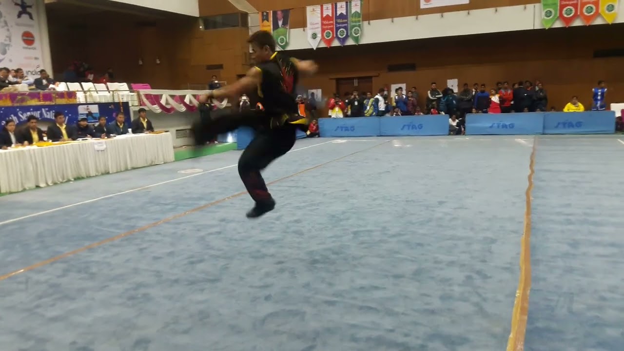 24 th Senior National Wushu Championship Sajan Lama Gold