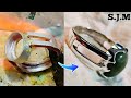 Latest design silver ring making  how to make silver ringsilver ring design for boys 2023