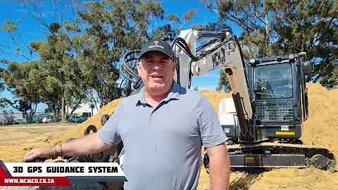 MCM 65DS Excavator Equipped with 3D GPS Guidance System by FJ Dynamics