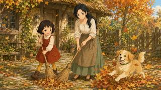 Cozy Ghibli ASMR | Warm Apple Pie & Autumn Breeze Sounds screenshot 2