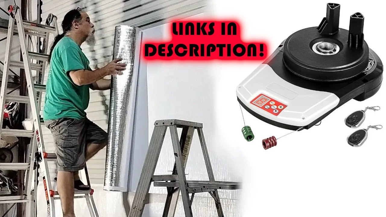 My Rollup Garage Door Essentials: Opener & Insulation