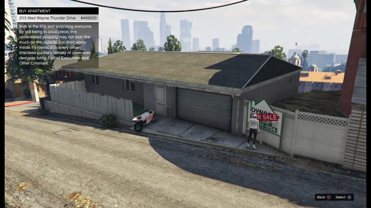 GTA 5 Online Stilt Apartment 2113 Mad Wayne Thunder Drive Exterior