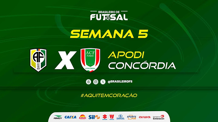 Brasileiro de Futsal | Apodi x Concórdia | Semana 5 | Ao vivo
