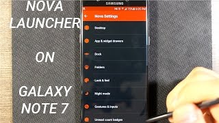 Nova Launcher on Galaxy Note 7 screenshot 2