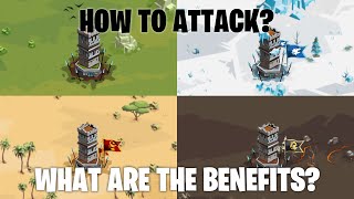 How to attack Kingdom Towers? Profits and Guide on levelling and attacking maxed barons - Empire