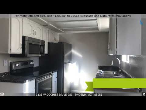 3131 W COCHISE Drive 251, Phoenix, AZ home video tour