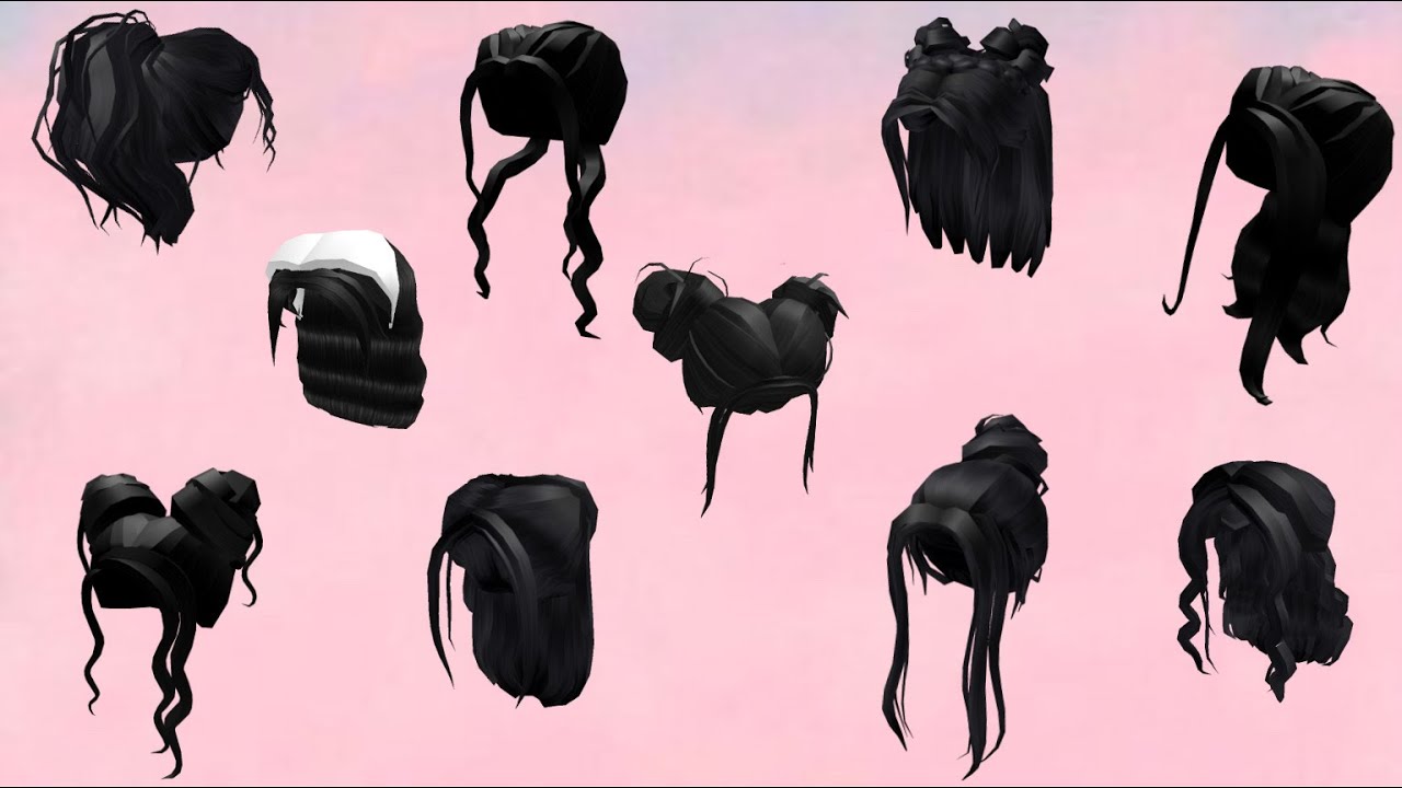 CODES FOR BLACK HAIRS FOR GIRLS! ROBLOX - YouTube