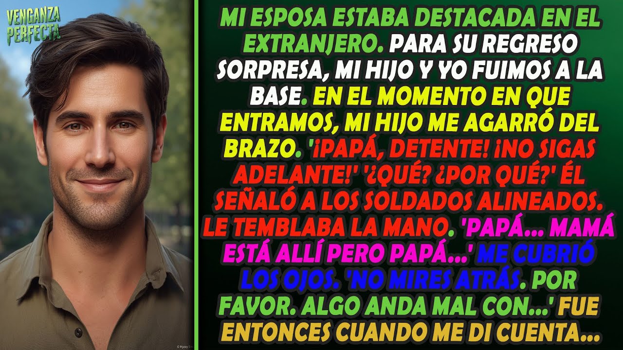 Sorprendí a mi esposa en la base. Mi hijo me agarró: 