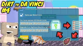 BEST METHOD TO DOUBLE YOUR DIAMOND LOCKS!! | Dirt to Da Vinci Wings #4 | Growtopia