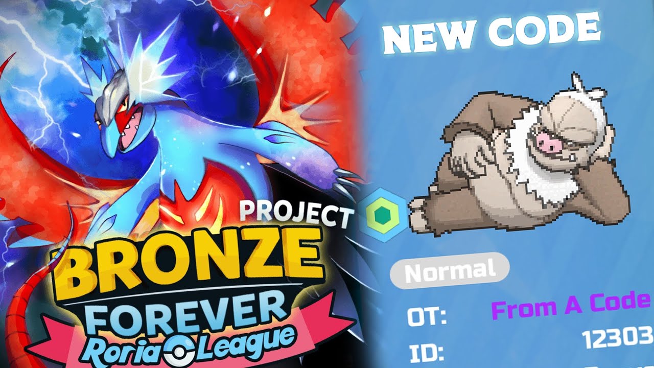 COMEBACK CODE + GIVEAWAY, Project Bronze Forever, Pokemon Brick Bronze